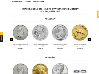 Złoto i srebro / Sztabki i monety/ Sklep Goldon.pl