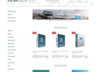 Rivasoft.pl - sprzedaż i dystrybucja oprogramowania Adobe, Corel, SketchUp Pro, 3ds Max 2020, Photos