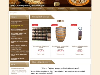Pawłowianka - Beczki dębowe na wino, antałki - sklep internetowy