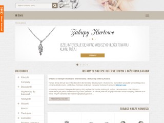 Hurtownia biżuterii srebrnej online, Falana